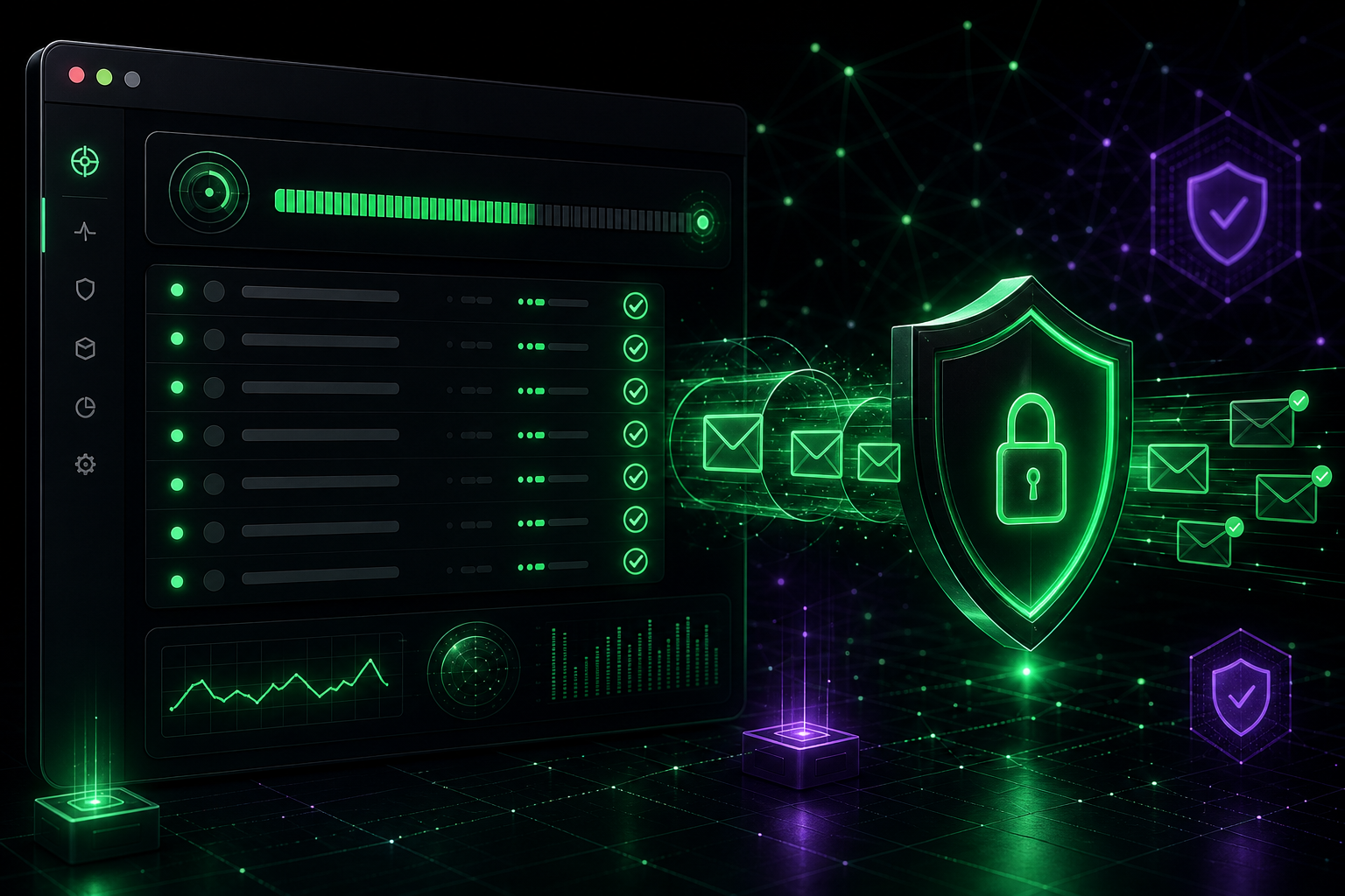 Heimdallr mail checker live scan dashboard